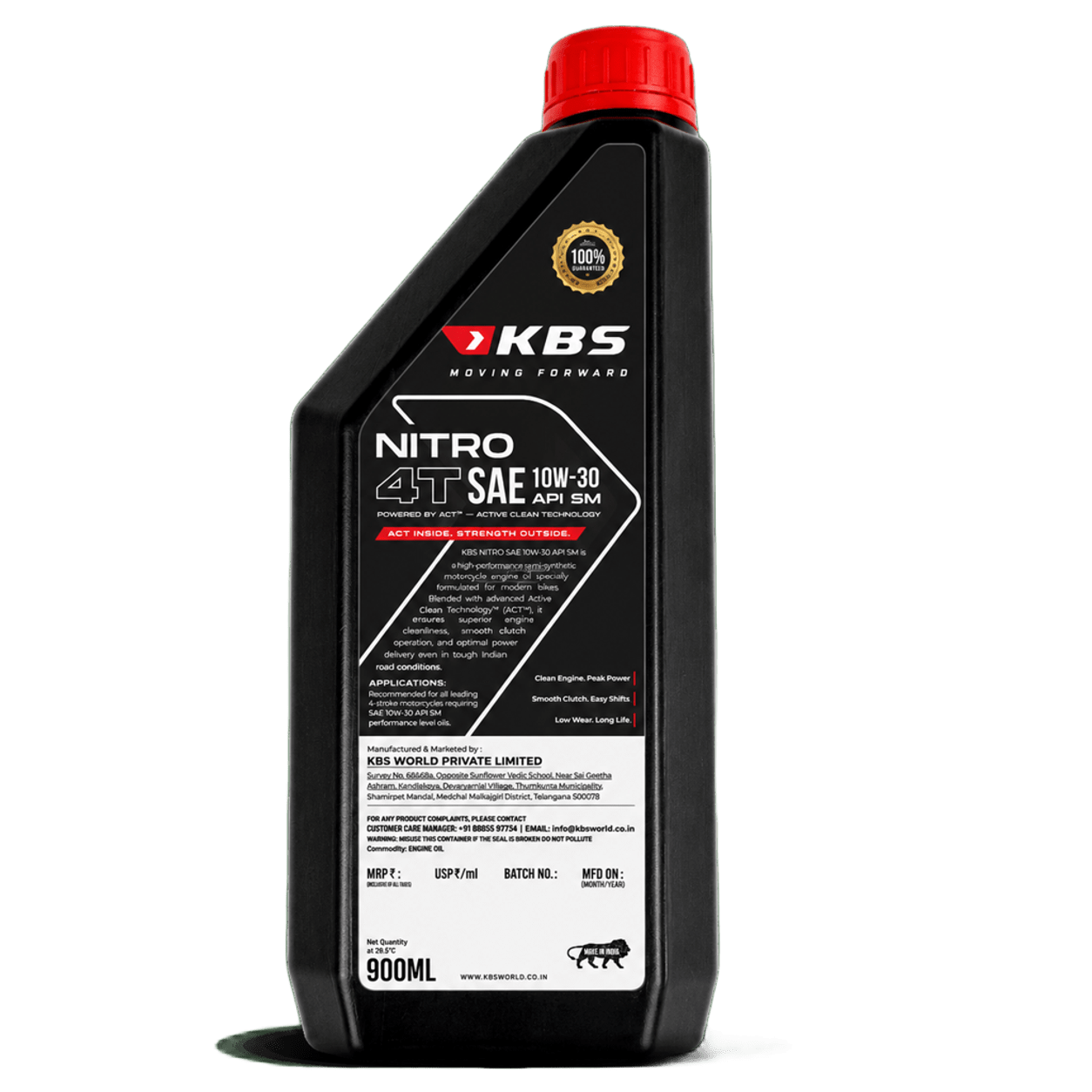 Nitro Sae 10W-30 Api Sm Jaso Ma2 (Semi Synthetic) 900Ml Promo - Image 2
