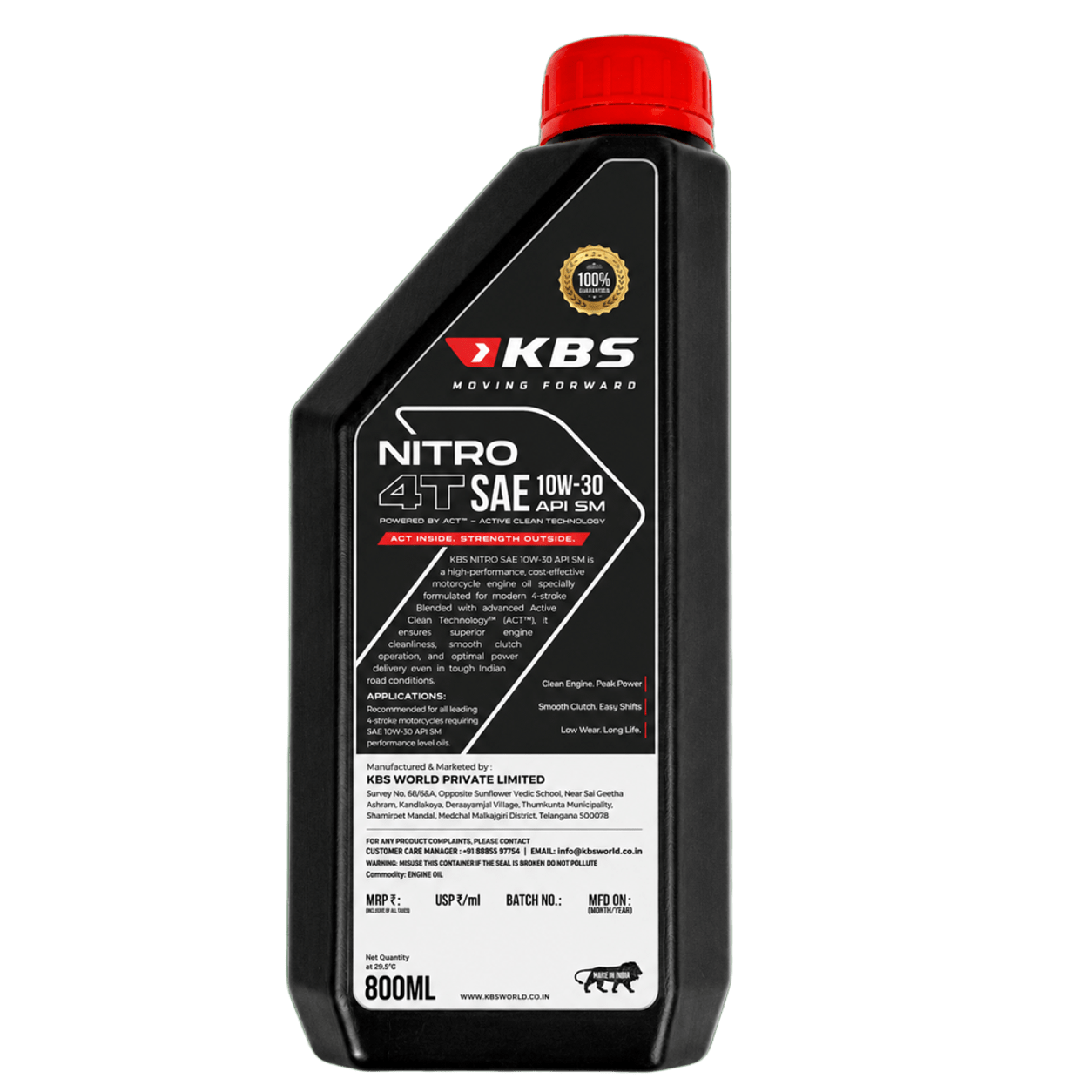 Nitro Sae 10W-30 Api Sm Jaso Mb (Synthetic Technology) 800Ml Promo - Image 2
