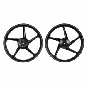Alloy Wheel Shine (Six Spokes) Black (Set)