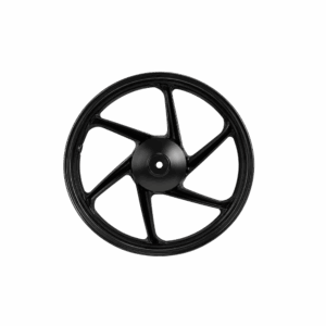 Alloy Wheel Shine (Six Spokes)-Black (Rear)